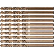 Сверла по металлу HSS с добавкой кобальта 5% Профи 4.2 мм (10 шт)