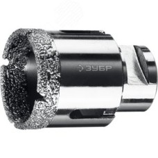 Коронка алмазная высокоскоростная для УШМ (М14) d 40мм по керамограниту и железобетону, Вакуумное Спекание, Профессионал