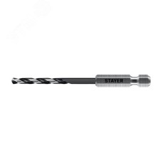 Сверло по металлу для винтовёртов и шуруповертов IMPACT READY, НЕХ-1/4"", d 3.0 х 84 мм