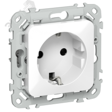 FLITE Розетка с заземлением без защитных шторок 16А РС11-0-ФлБ белый IEK