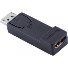 GCR Переходник DisplayPort/HDMI 20M/19F, черный