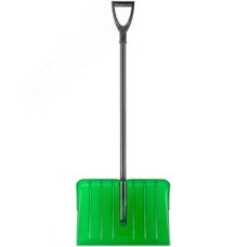 Лопата для уборки снега Профи поликарбонатная, алюминиевый черенок, большая 520х375х1350 мм