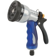 Пистолет для полива, 8 режимов, синий Профи 170 мм