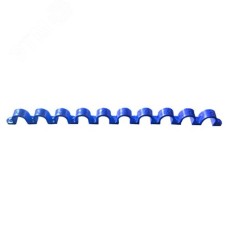 Гребенка из скоб для сантехнических труб для монтажных пистолетов (20 мм, синий, 10 мест, 10 шт/уп)