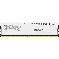 Память оперативная/ Kingston 32GB 5200MT/s DDR5 CL40 DIMM FURY Beast White XMP