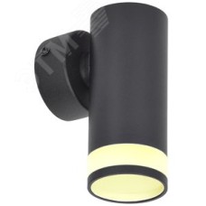 Светильник декоративный 4008 накладной настенный под лампу GU10 черный