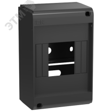 Корпус пластиковый КМПн-4 IP20 без двери черный UNION Mini