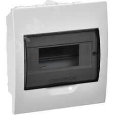 Бокс ЩРВ-П-8 модулей встр. пластик IP41 GENERICA