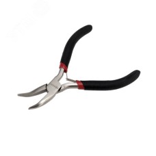 Тонкогубцы изогнутые Мини 120 мм никел