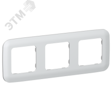 FLITE ARTISTIC Рамка 3-местная РУ-3-А-ФлЖ жемчуг IEK