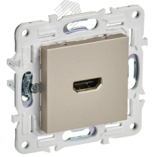 SKANDY Розетка HDMI SK-H01Sh шампань IEK