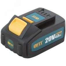 Батарея аккумуляторная 20 В, Li-Ion, 4,0 Ач, 0,7 кг, индикатор заряда, коробка