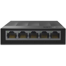 Коммутатор/ 5 ports Giga Unmanaged switch, 5 10/100/1000Mbps RJ-45 ports, plastic shell, desktop and wall mountable