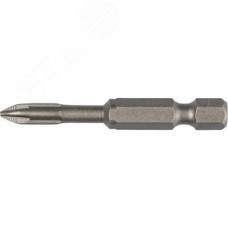 Биты ''X-DRIVE'' торсионные кованые, обточенные, , Cr-Mo сталь, тип хвостовика E 1/4'', PH1, 50мм, 2шт