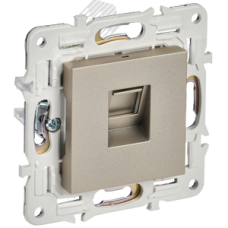 SKANDY Розетка компьютерная RJ45 кат.6 SK-K02Sh шампань IEK