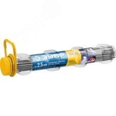 Электроды ЗОК-46 рутил-целлюлозный, d 2.5x350 мм, 1,5 кг в ПВХ тубе, Профессионал.