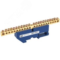 Шина N ноль на DIN-изоляторах ШНИ-6х9-22-Д-С