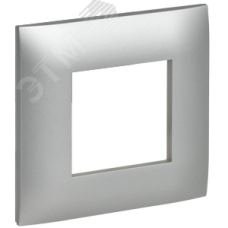 SKANDY Рамка 1-местная SK-F01S серебряный IEK