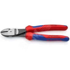 Бокорезы резка - проволока средней твердости 42мм твердая проволока 3мм рояльная струна (HRC 59) 25мм L=200мм двухкомпонентные рукоятки блистер цвет черный