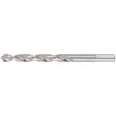 Сверло по металлу HSS полированное, центровочный наконечник, Р6М5, блистер 8,0х117 мм