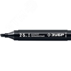 Маркер с увеличенным объемом МП-300К черный, 2-5 мм клиновидный перманентный