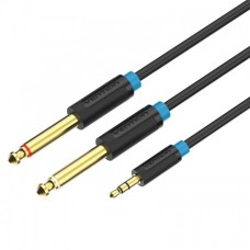 Кабель Vention аудио Jack 3,5 mm M/2Jack 6,5 mm M - 2 м