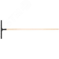 Грабли с деревянным черенком, витой зуб, 12 зубьев