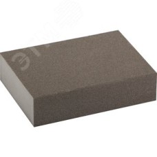 Губка шлифовальная ''Мастер'' четырехсторонняя, средняя жесткость, Р180, 100х68х26мм