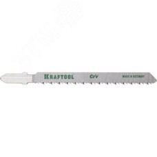 Полотна , T101BR, для эл/лобзика, Cr-V, по дереву, фанере, ламинату, обратный рез, EU-хвост., шаг 2,5мм, 75мм, 2шт