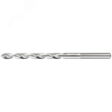 Сверло по металлу HSS полированное, центровочный наконечник, Р6М5, блистер 4,2х75 мм