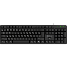 Defender Проводная клавиатура Element HB-520 USB RU,черный,полноразмерная USB