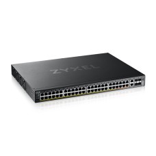 Коммутатор/ Zyxel XGS2220-54FP L3 Access switch, rack 19", 48xRJ-45: 1G PoE+ (8 of them PoE++), 2xRJ-45: 1/2.5/5/10G PoE++, 4xSFP+, 960W PoE budget, standalone/cloud management