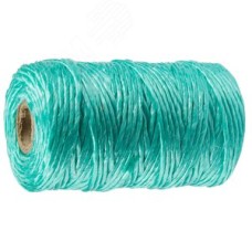 Шпагат многоцелевой полипропиленовый, зеленый, d=1,8 мм, 110 м, 50 кгс, 1,2 ктекс