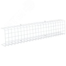 Решетка защитная для светильника LED ДВО 1260х270х95мм белая