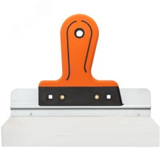 Шпатель фасадный, нержавеющая сталь, 2К-ручка, 250 мм