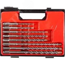 Набор буров SDS-plus 8 шт: 5x110, 6x110, 6x160, 8x160, 10x160, 8x210, 10x210, 12x210 мм, Профессионал