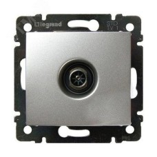 Розетка TV тип звезда алюминий VALENA DIY