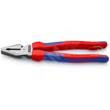 Плоскогубцы комбинированные резка - твердая проволока 3мм рояльная струна (HRC 59) 25мм кабель 14мм (25мм) L=225мм двухкомпонентные рукоятки крепление для страховки блистер цвет черный