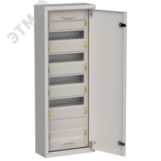 TITAN 5 Корпус металлический ЩРн-60 (1х60) 835х310х140мм IP31 серый (одна дверь) IEK