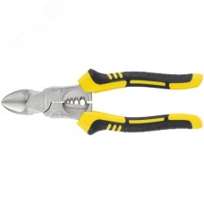 Бокорезы многофункциональные, эксцентриковый шарнир, прорезиненные ручки, Профи 180 мм