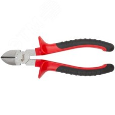 Бокорезы ''Оптима'', двухцветные обрезиненные ручки, полированная сталь 190 мм