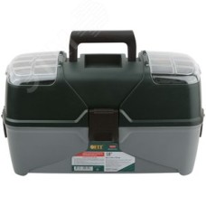 Ящик для инструмента раздвижной пластиковый с 3-мя кантилеверами отделениями 18'' (465х230х250 мм)