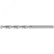 Сверло по металлу HSS шлифованное в блистере, угол заточки 135град, 4,5X80 мм