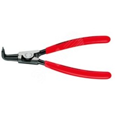 Щипцы для внешних стопорных колец губки под углом 90° посадочный размер 40 - 100 мм диаметр наконечников 23 мм L-200 мм Cr-V чёрные обливные рукоятки