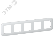 FLITE ARTISTIC Рамка 5-местная РУ-5-А-ФлЖ жемчуг IEK