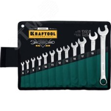 Набор комбинированных гаечных ключей 12 шт, 6 - 22 мм