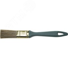 Кисть ''КП-14'' плоская, смешанная щетина, пластмассовая рукоятка, 25мм