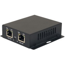 Удлинитель/ OSNOVO Удлинитель/Коммутатор гигабитный на 3 RJ45 порта, 1 *10/100/1000 Base-T с BT PoE (до 90W), 1 *10/100/1000 Base-T с PoE (до 30W), 1 *10/100/1000 Base-T) Uplink с  питанием по PoE (Вх. мощность до 90W), PoE суммарно до 85W