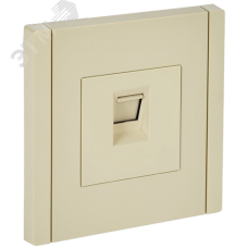 FORTE&PIANO Розетка компьютерная RJ45 кат.5E FP432 ваниль IEK
