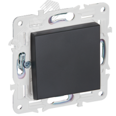 SKANDY Выключатель 1-клавишный перекрестный 10А SK-V03Bl черный IEK